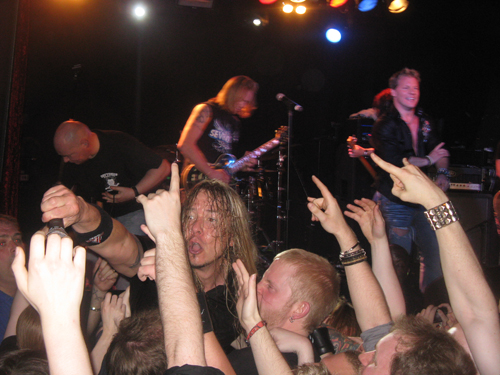 Rich Ward From Fozzy In The Crowd