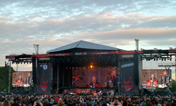 Metallica On the Jim Marshall Stage at Download 2012