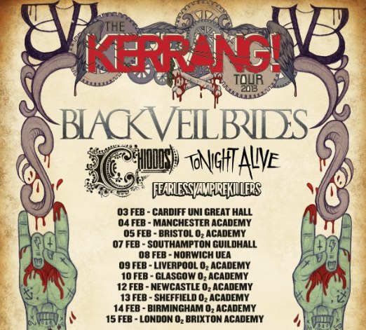 Kerrang Tour Poster 2013