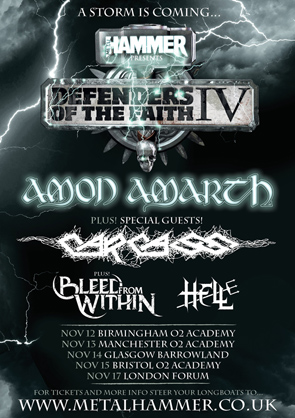 Defenders Of The Faith IV UK Tour Poster