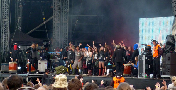 30 Seconds To Mars performing at the 2013 Download Festival