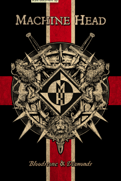 Machine Head Bloodstone & Diamonds Mediabook Album Artwork