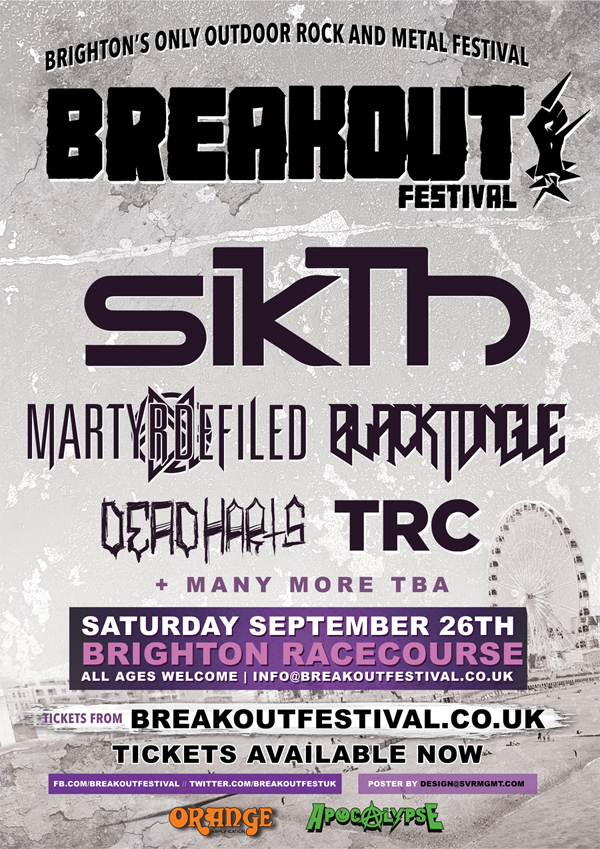 Breakout Festival 2015 First Line Up Poster