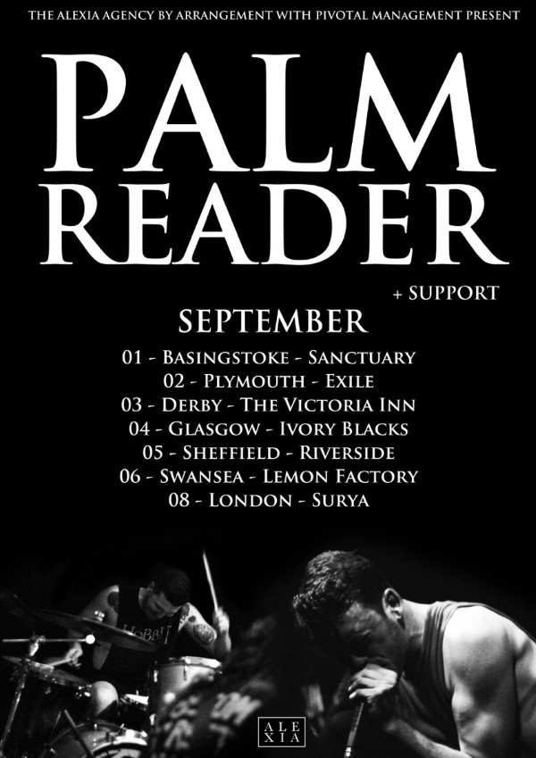 Palm Reader 2015 September UK Tour Poster