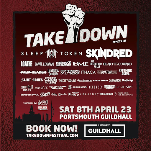 Takedown Festival 2023 Final Line Up Poster
